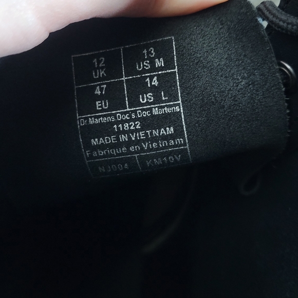 Dr. Martens 1460 Smooth Leather 8-Eye Combat Boot US Mens 13 - Picture 9 of 11